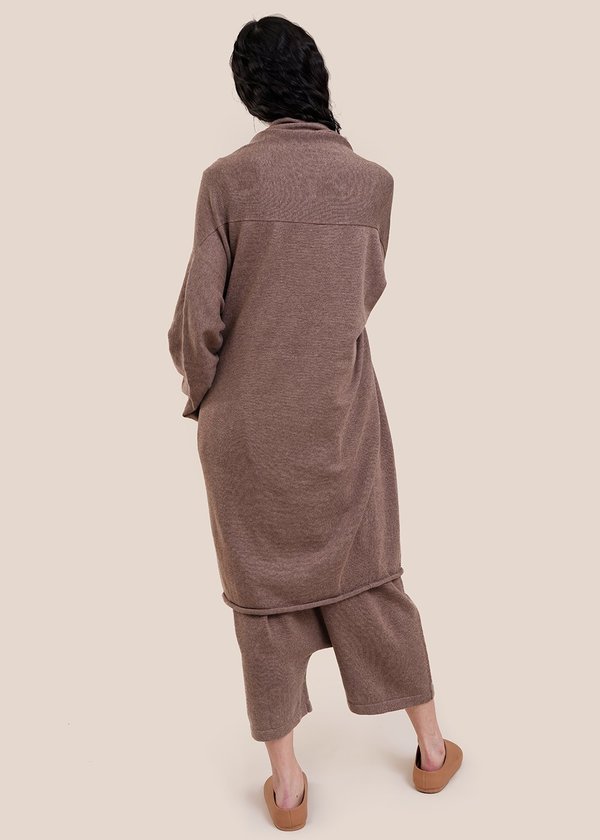 Lauren Manoogian Long Slouch Cardigan - Umber Melange Lauren Manoogian Long Slouch Cardigan - Umber Melange