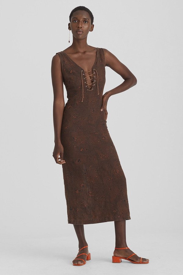 baked chicken with brown sugar and italian dressing Léonie Dress - linen main image 0