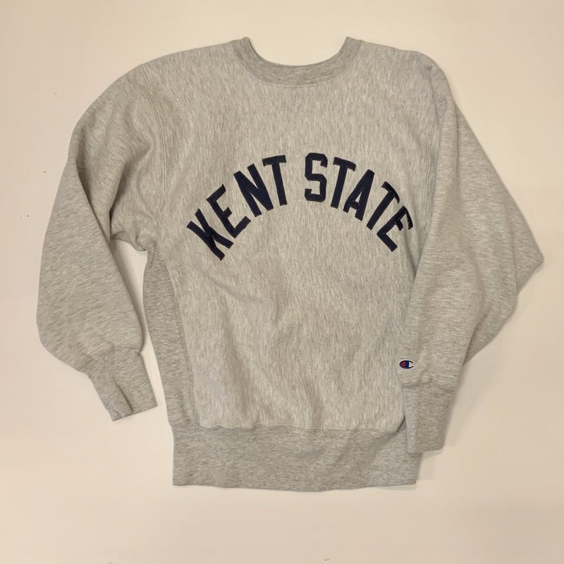 Vintage 80s 90s Champion Reverse Weave Kent State Crewneck