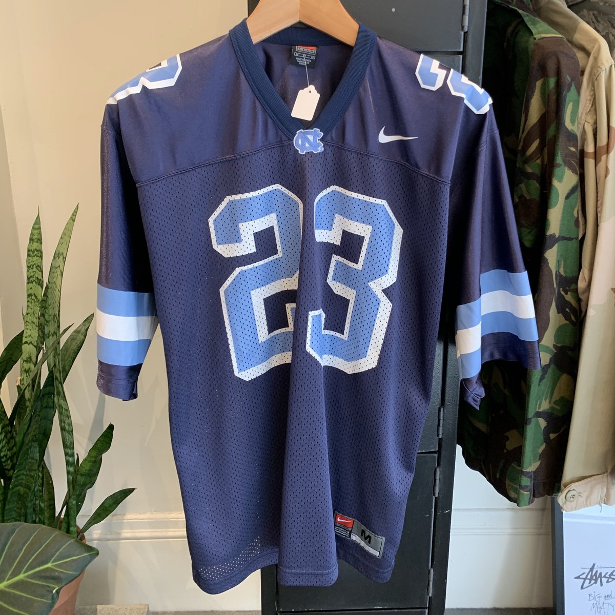 ビンテージ　90s NIKE メンズM ユニフォーム　ノースカロライナ　UNC Nike North Carolina Tarheels NCAA football jersey men 2XL