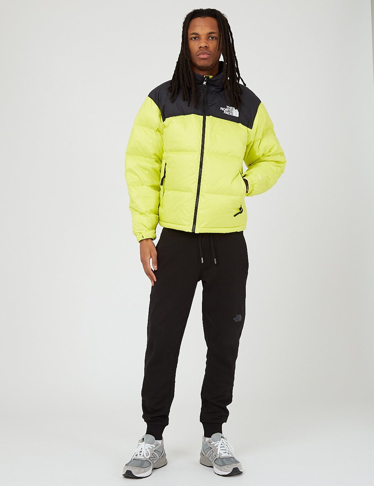 North Face 1996 RTO Nuptse Jacket - Sulphur Spring Green - Image 3 of 4