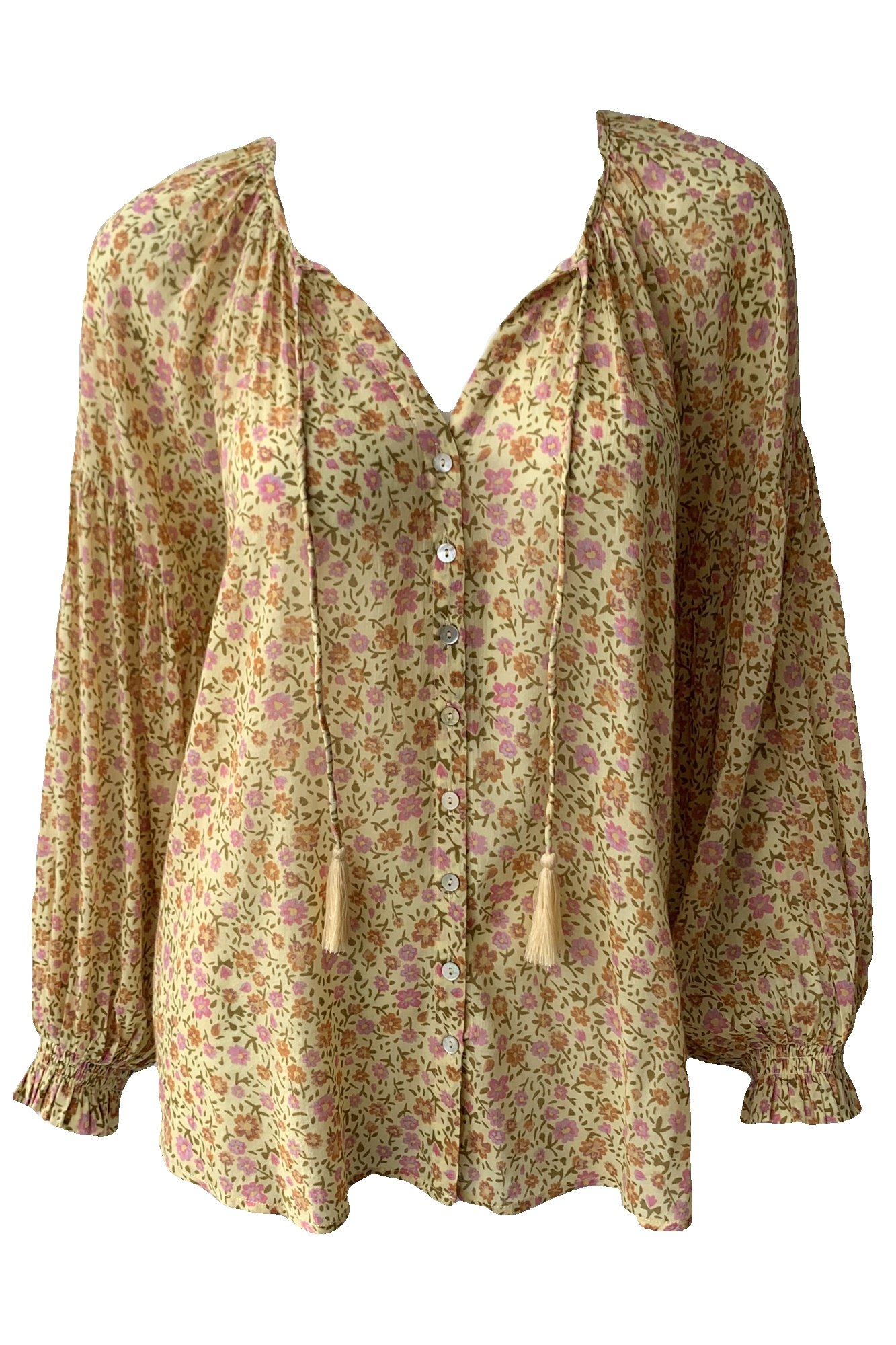 Spell The Gypsy Collective Rae Blouse Daisy Yellow Garmentory
