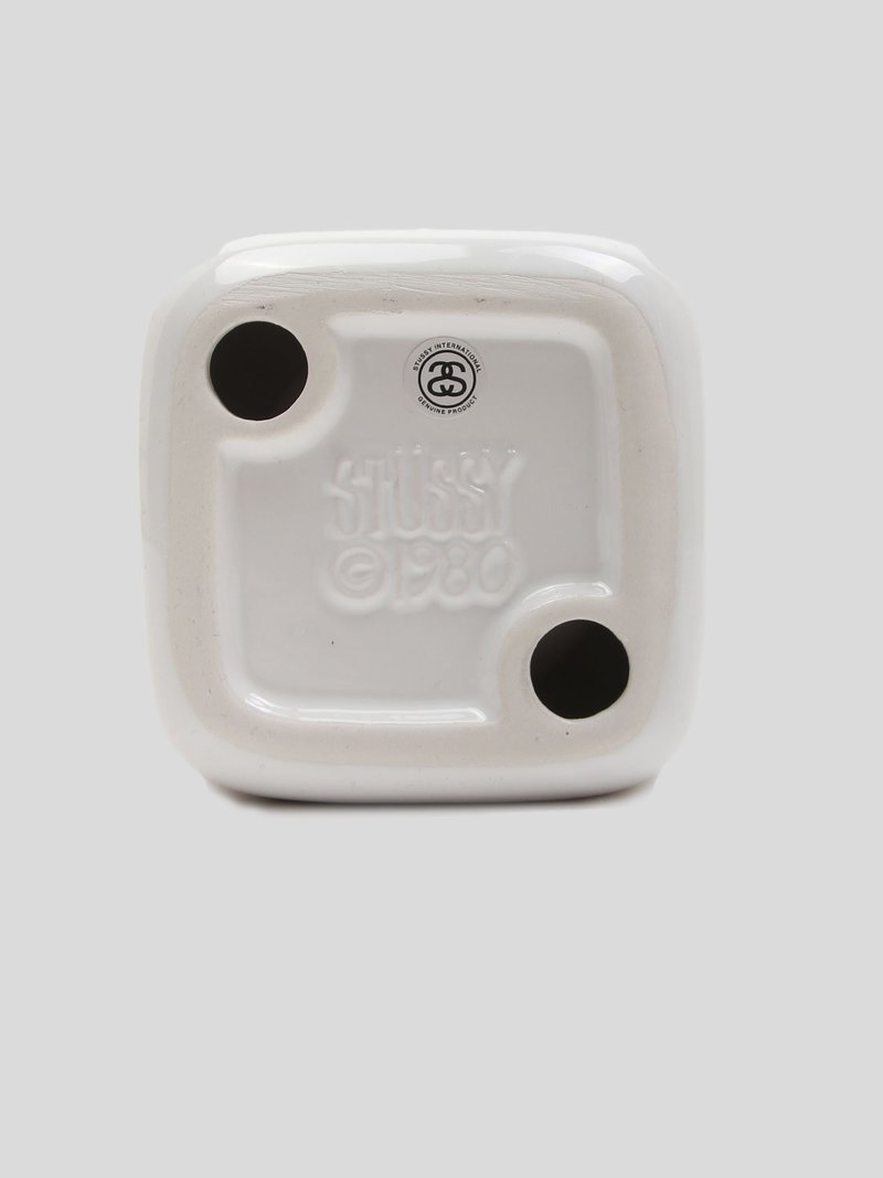 stussy ceramic dice ashtray