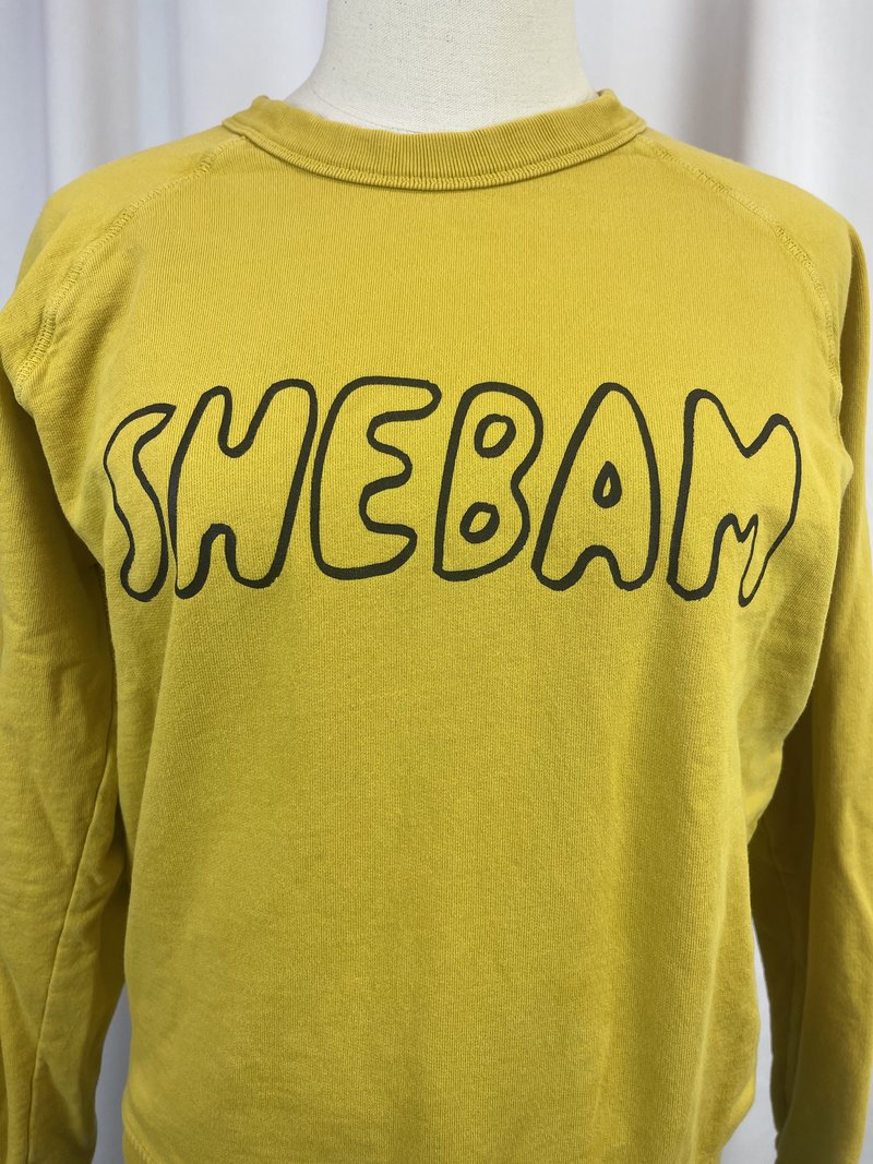 Pre-loved Clare V. Shebam Sweatshirt - yellow