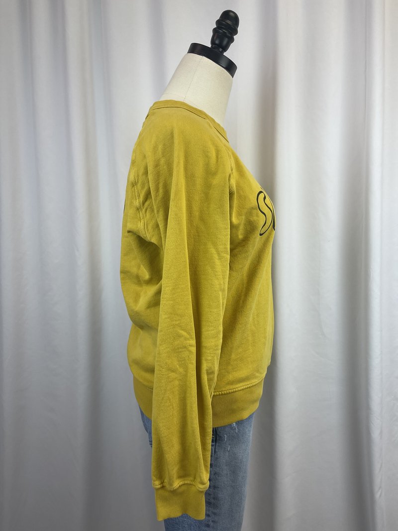 Pre-loved Clare V. Shebam Sweatshirt - yellow