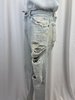 Vintage Destroyed Levi's Straight Leg Denim - Blue - Thumbnail 7