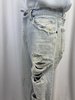 Vintage Destroyed Levi's Straight Leg Denim - Blue - Thumbnail 8
