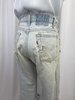 Vintage Destroyed Levi's Straight Leg Denim - Blue - Thumbnail 11