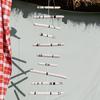 Sidai Designs Fourteen Sticks Hanging Mobile - White - Thumbnail 1