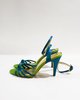 Pre-loved Coach Strappy Knotted Sandals - Green - Thumbnail 4