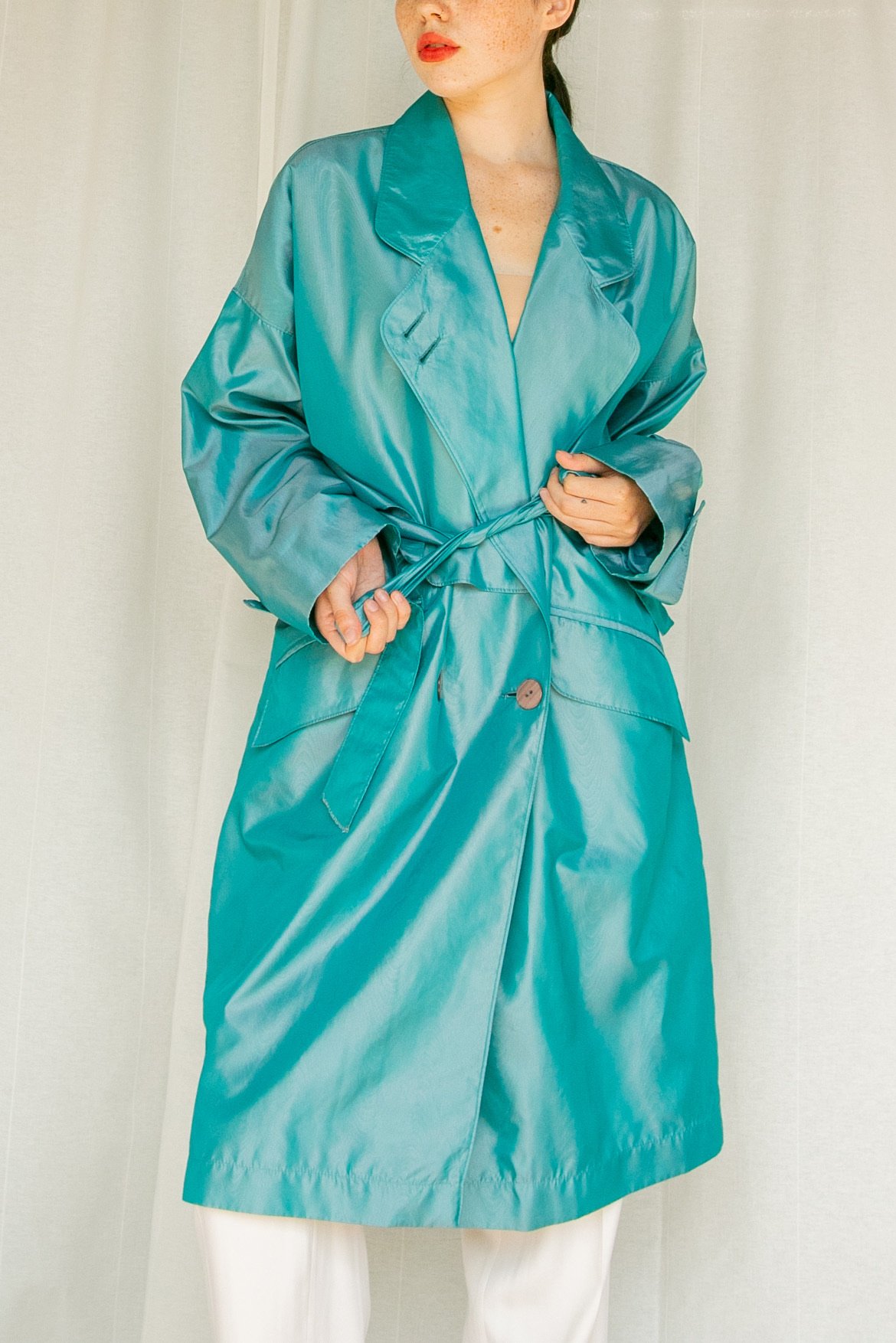 aere アエレ　vintage satin coat Vintage 1980s Givenchy Pink Satin Swing Coat – ALEXANDRAKING
