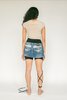 Vintage Micro Mini Denim Skirt - blue - Thumbnail 3