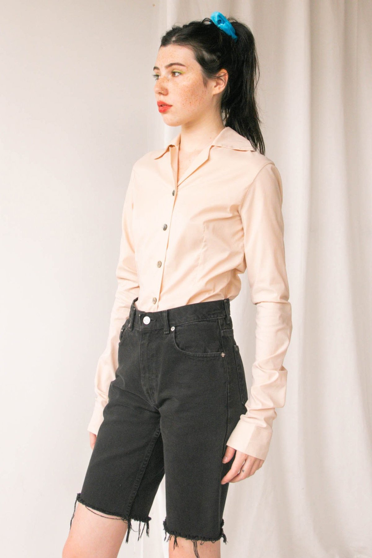 Bibiy. ROMEO HANDSOME BLOUSE vintage Romeo Gigli Sheer Blouse 
