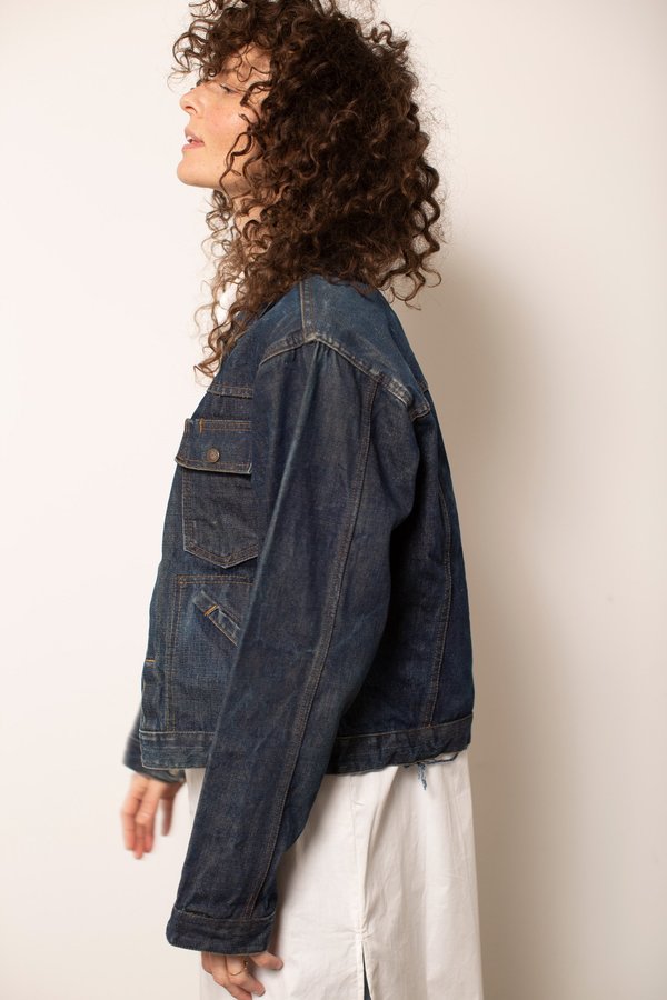 Vintage Ely Denim Jacket - blue 
