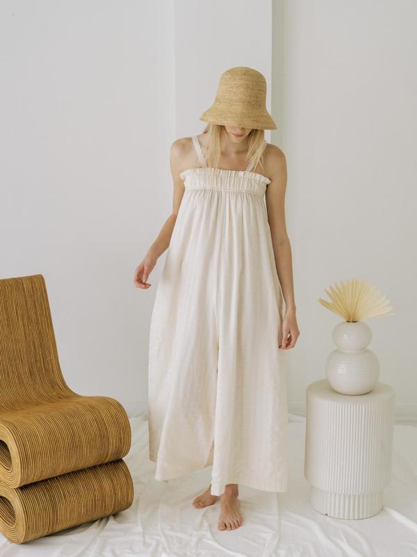 LAUDE the Label Laurel Jumper - Ivory Khadi LAUDE the Label Laurel Jumper - Ivory Khadi