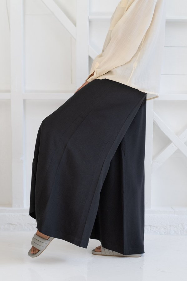 Vintage PALAZZO PANTS - black Vintage PALAZZO PANTS - black