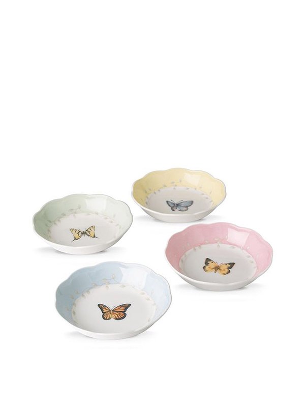 Lenox Set Of Butterfly Meadow Dinnerware Dessert Fruit Dish