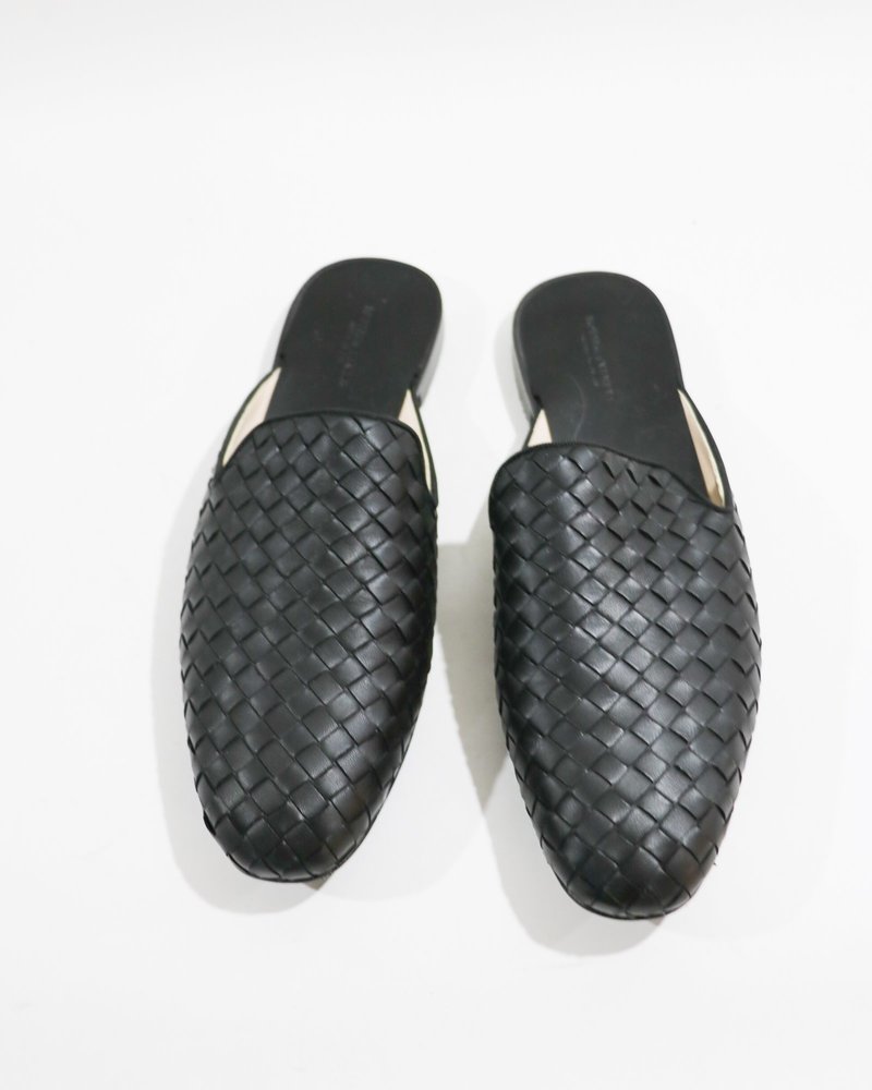 [Pre-loved] Bottega Veneta Intrecciato Flat Mules