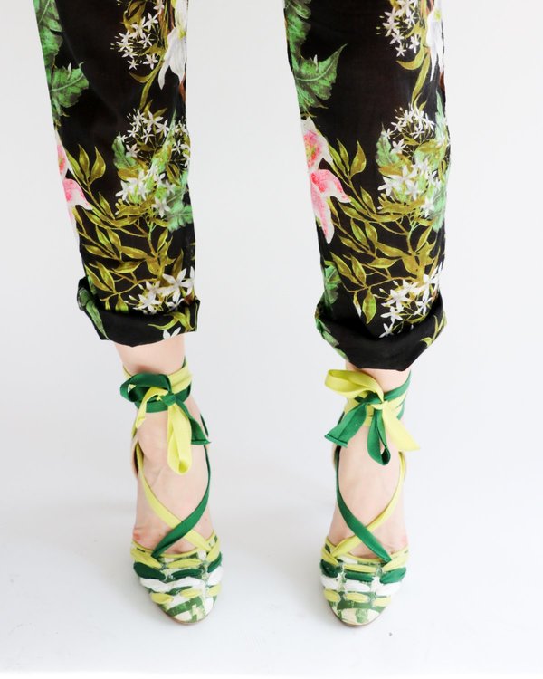 Oscar de la Renta Espadrille Pumps, Size 38.5