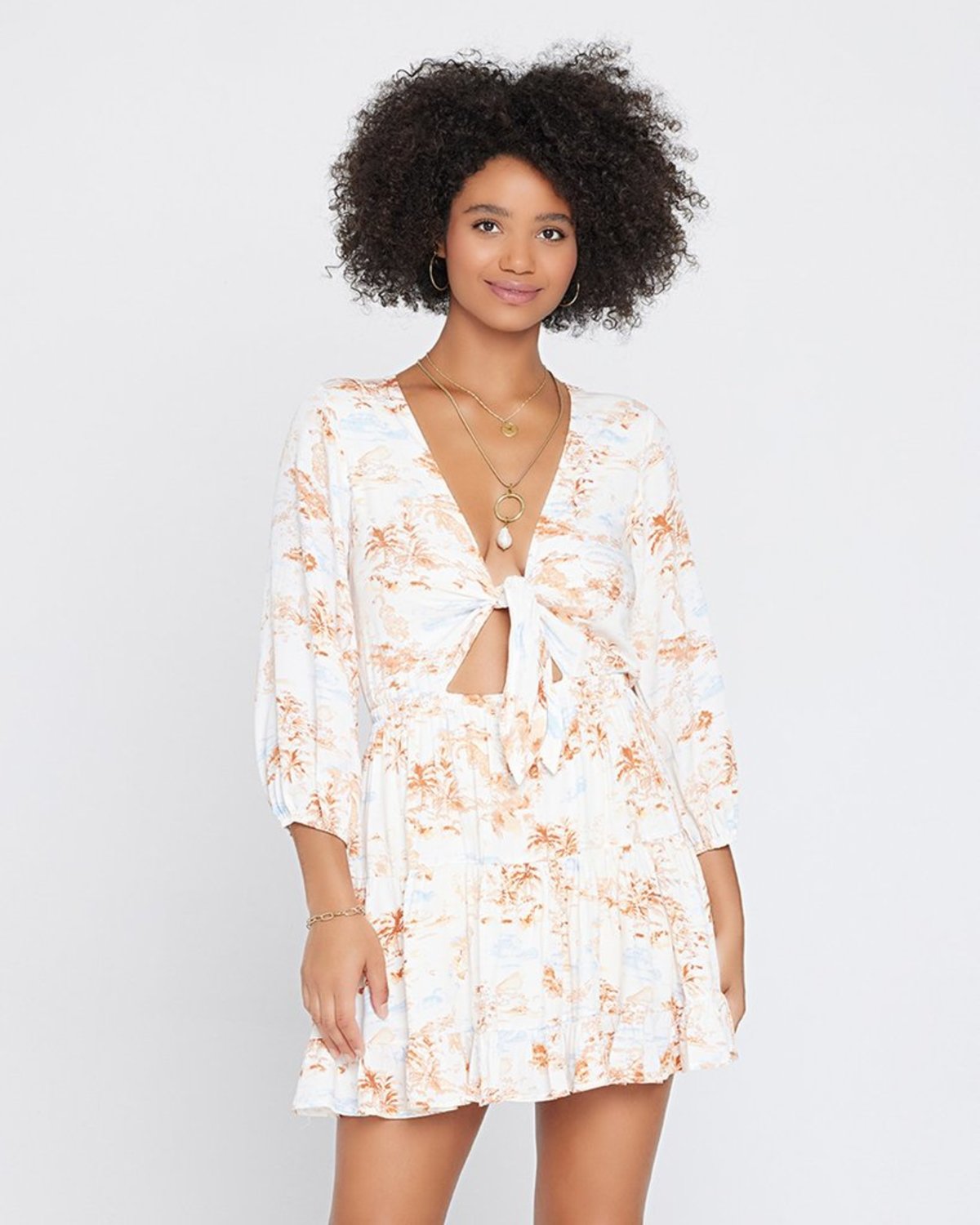 L*Space Stay Golden Dress - multi | Garmentory L*Space Stay Golden Dress - multi | Garmentory