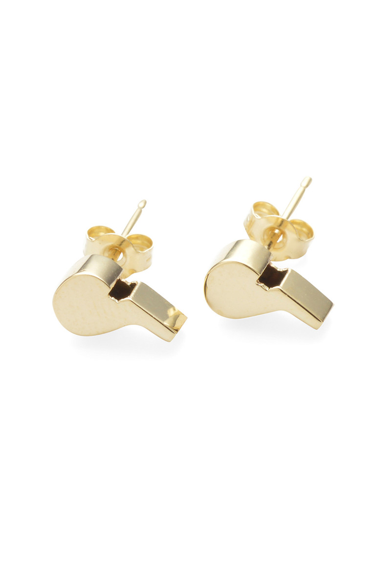Lauren Klassen 14K Gold Whistle Studs Lauren Klassen 14K Gold Whistle Studs
