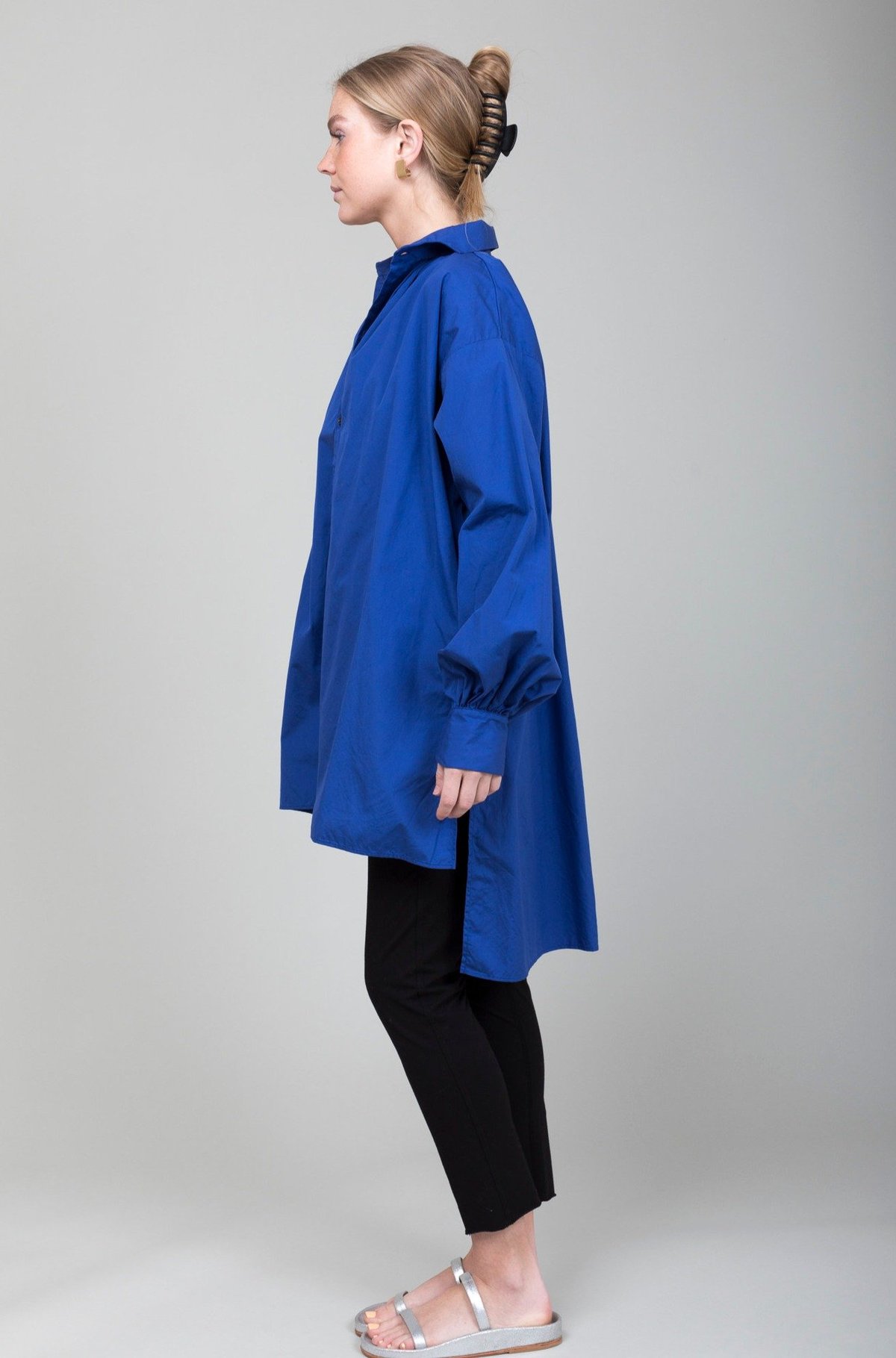 Gallego Desportes Red Cross Shirt - Blue Poplin - Image 3 of 5