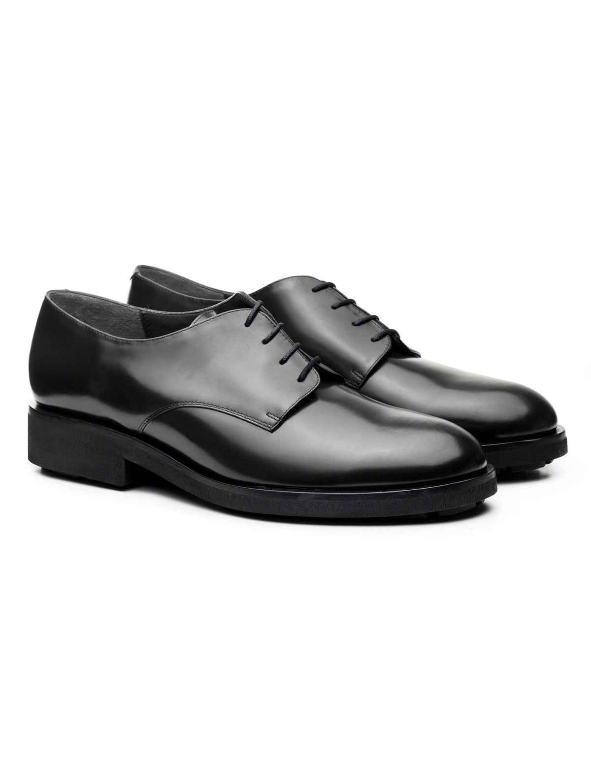 Robert Clergerie Ban Derby Slofox Asphalt | Garmentory display picture 3