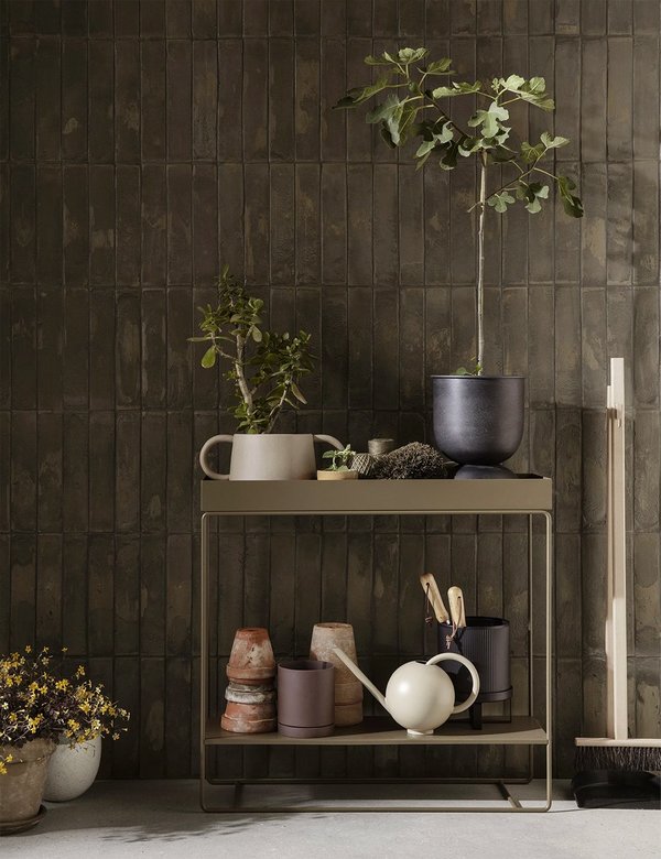 Ferm Living Plant Box Two Tier - Olive Ferm Living Plant Box Two Tier - Olive