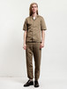 Neighbour Elasticated Cuff Trouser - Khaki - Thumbnail 1