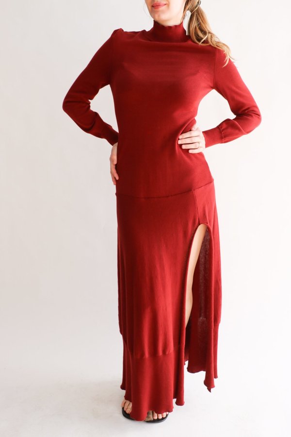 Pre-loved] Jacquemus The Baya Cutout Maxi Dress - Rust | Garmentory