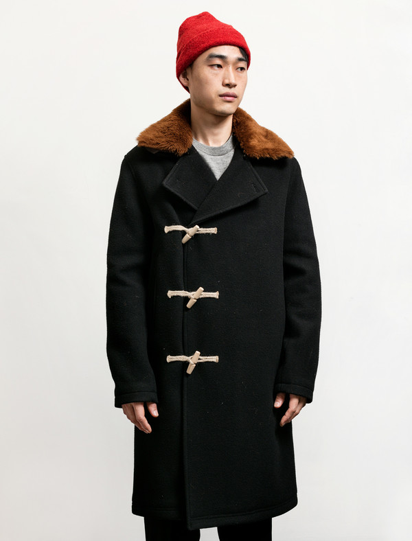 Our Legacy Extended DB Coat Cocoon Black | Garmentory