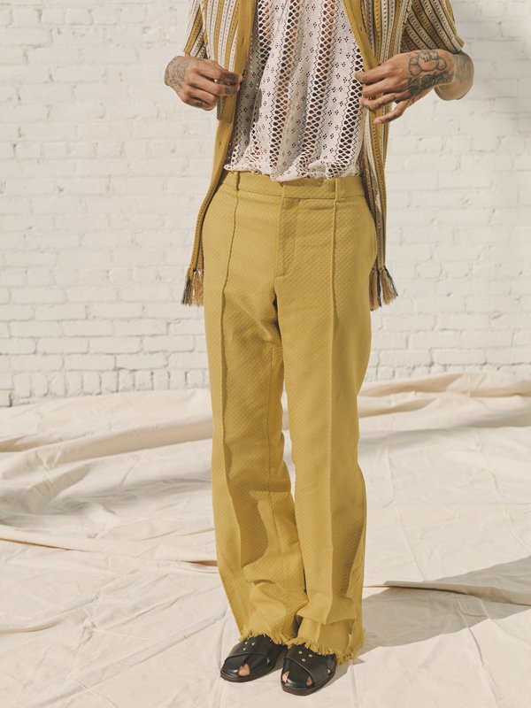 CMMN SWDN DALTON STRAIGHT LEG TROUSERS 【公式通販】