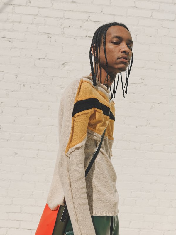 Marni Deconstructed Raw Cashmere Knit Sweater - Natural Marni Deconstructed Raw Cashmere Knit Sweater - Natural