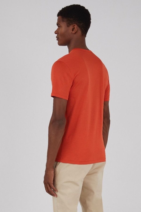 Sunspel Classic Crew Neck T-shirt - Burnt Orange Sunspel Classic Crew Neck T-shirt - Burnt Orange
