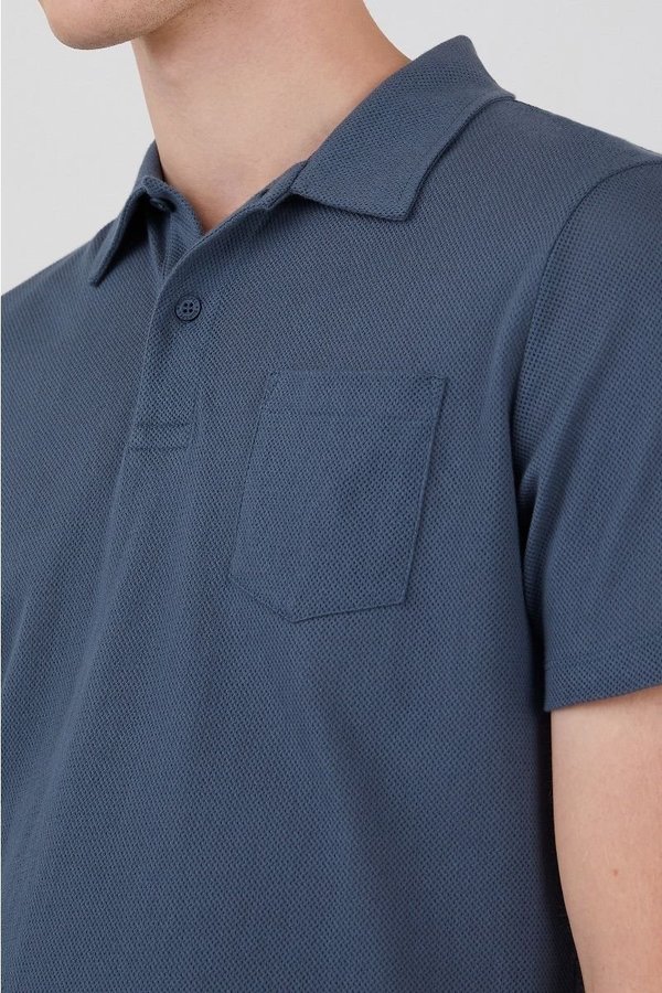 Sunspel Riviera Polo Shirt - Dark Petrol Sunspel Riviera Polo Shirt - Dark Petrol