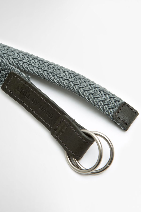 Still By Hand Stretchable Ring Belt - Grey Still By Hand Stretchable Ring Belt - Grey
