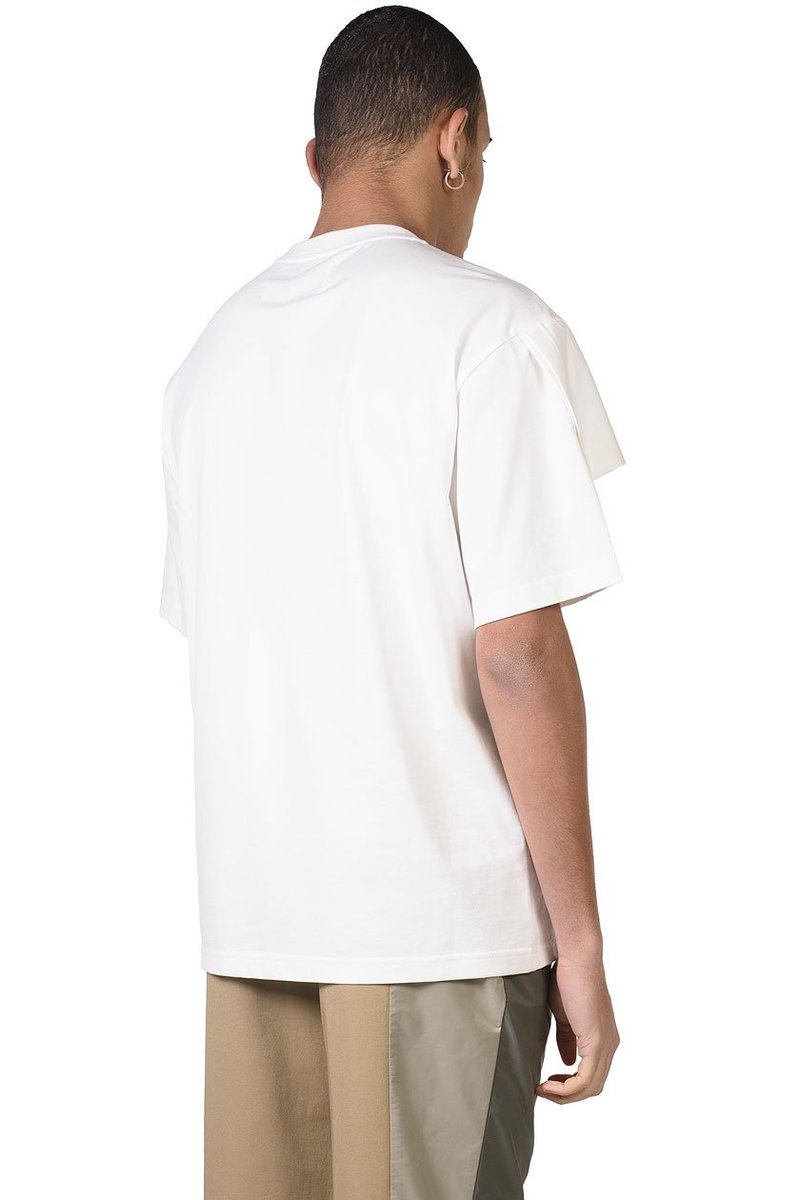 Feng Chen Wang Double Crew Neck T-Shirt - white | Garmentory