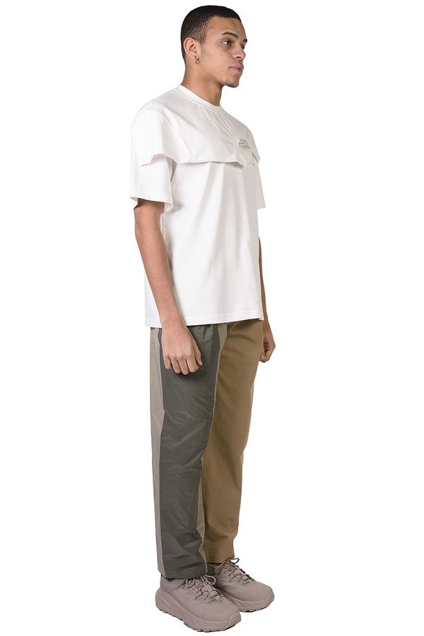 Feng Chen Wang Double Crew Neck T-Shirt - white | Garmentory