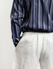 Frank Leder Linen Short Ecru - Thumbnail 3