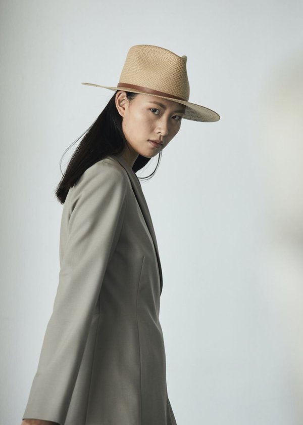 Janessa Leone Gil Hat - Sand | Garmentory display picture 3