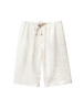 Frank Leder Linen Short Ecru - Thumbnail 1