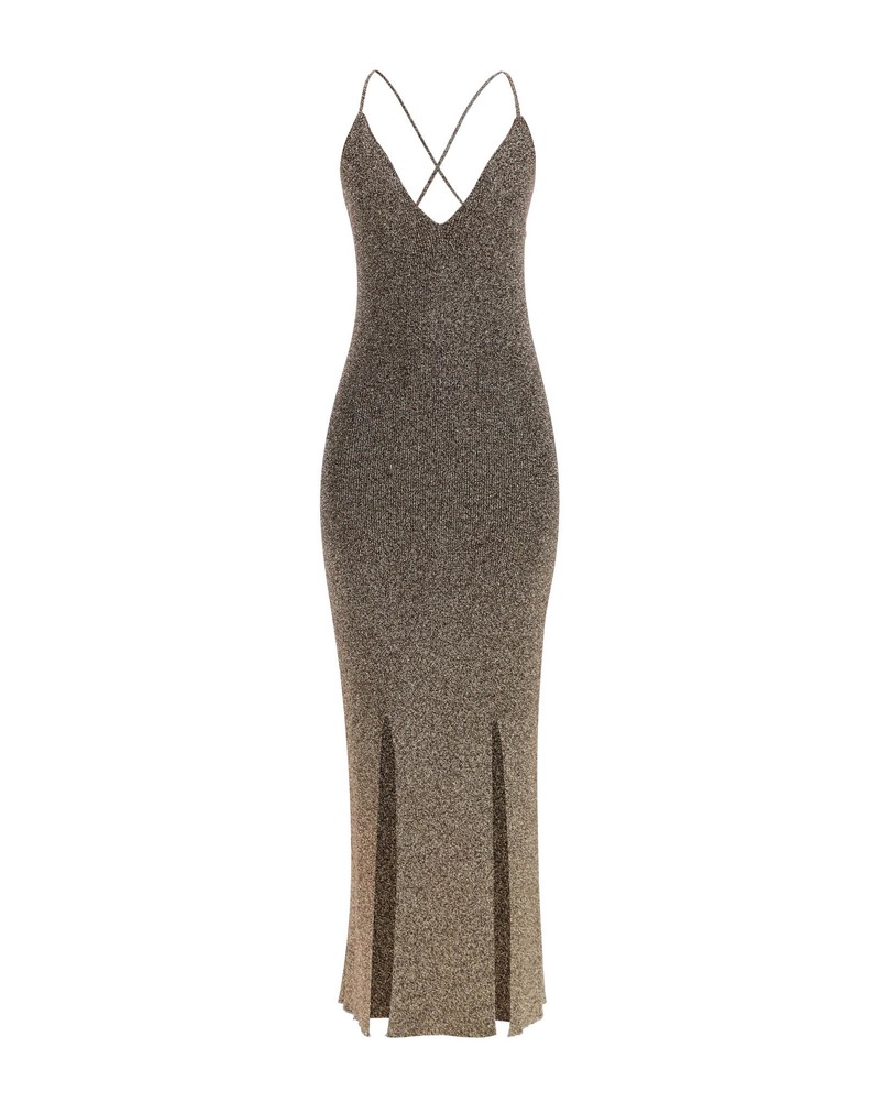 Ganni Glitter Knit Dress | Garmentory