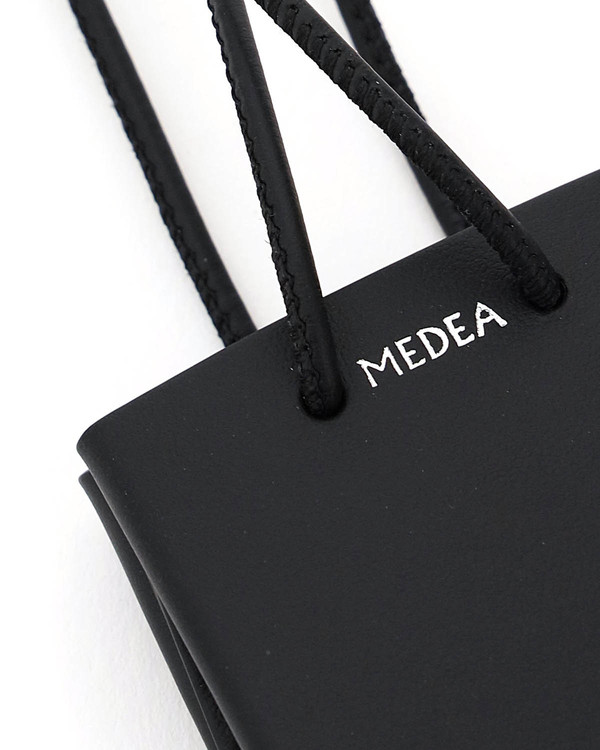 Medea Longstrap Leather Mini Bag - black Medea Longstrap Leather Mini Bag - black