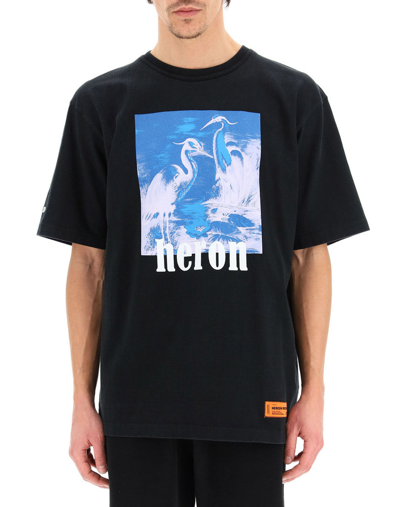 Heron Preston Printed Oversized T-shirt - black | Garmentory