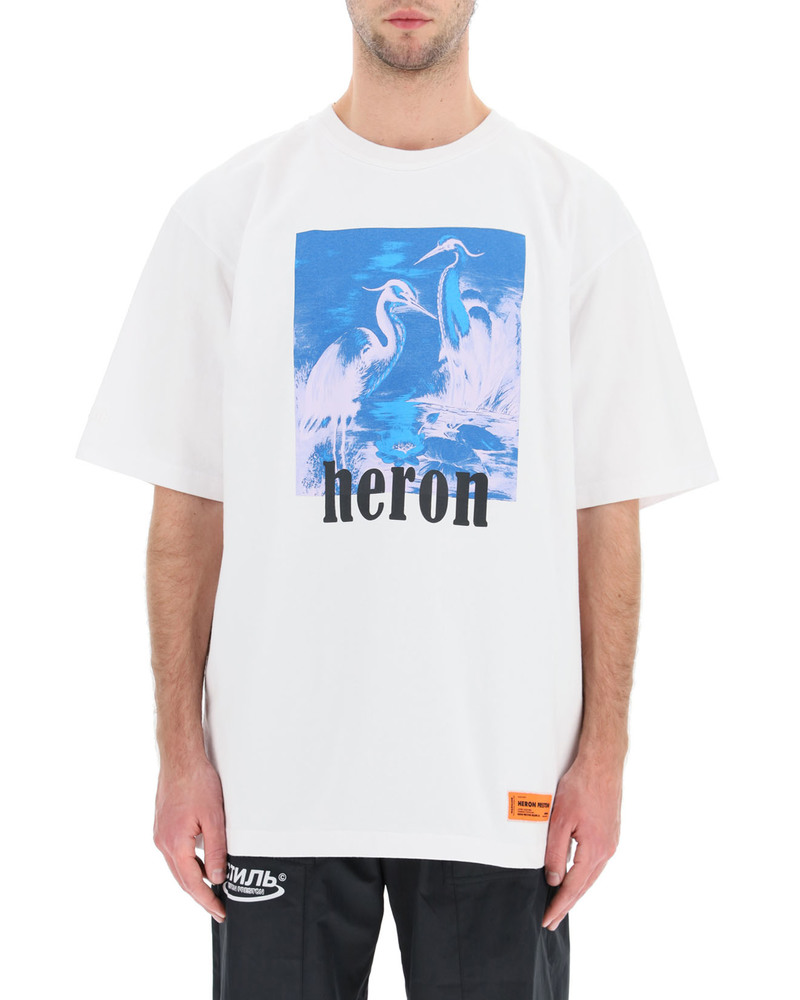 Heron Preston Printed Oversized T-shirt - white | Garmentory