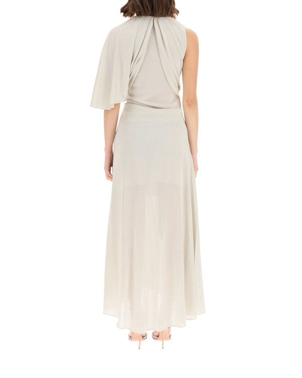Lanvin Draped Lurex Dress - Gold | Garmentory