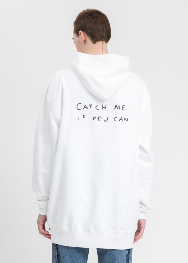 guernika PAINT HOODIE / バンビ Guernika Paint Neon Bambi Hoodie sweater - White | Garmentory