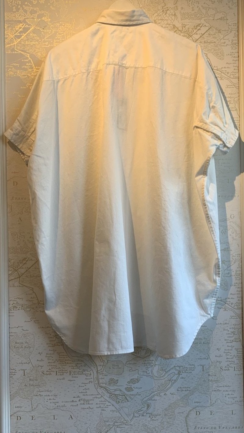 open lace back dress R13 Sleeveless Boxy Button-Up Shirt Eoe Blue  scarpa