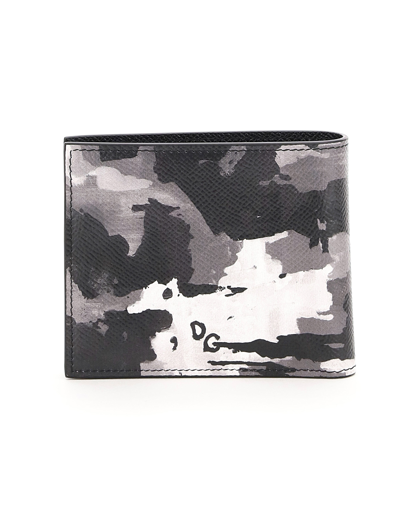 Dolce & Gabbana Multicolor Camouflage Leather Metal Accessory Airpods Case