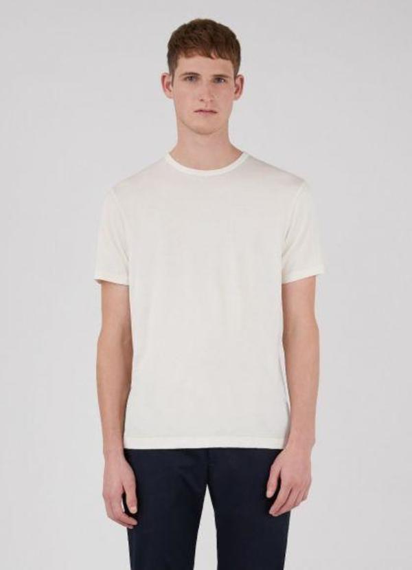 Sunspel SS CREW NECK TEE - ARCHIVE WHITE Sunspel SS CREW NECK TEE - ARCHIVE WHITE